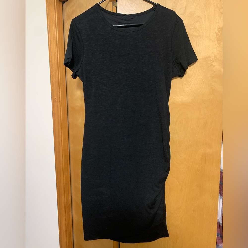 NWT Ruched Short Sleeve BodyCon Dress SIZE L